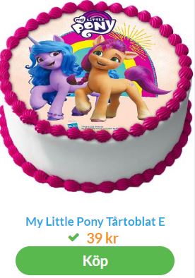my little ponny tårtbild